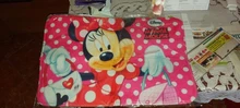 De dibujos animados Mickey Minnie ratón mat cojín 38x58cm puerta mat estera de baño cocina Puerta de habitación de los niños alfombra para balcón dormitorio alfombra