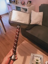 44cm martillo Cosplay 1:1 martillo de tormenta figura armas modelo regalo película jugando seguridad americanas Super Héroes Weapen