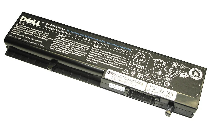 Аккумуляторная батарея RK813 для ноутбука Dell Studio 1435 11.1V 4400mAh черный ORIGINAL | Компьютеры