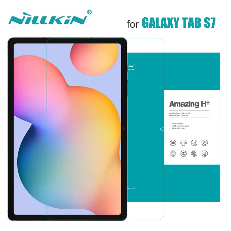 Nillkin Per Samsung Galaxy Tab S7 Glass H + Vetro Temperato Antigraffio Ultrasottile Per Galaxy Tab S7 Pellicola Proteggi Schermo