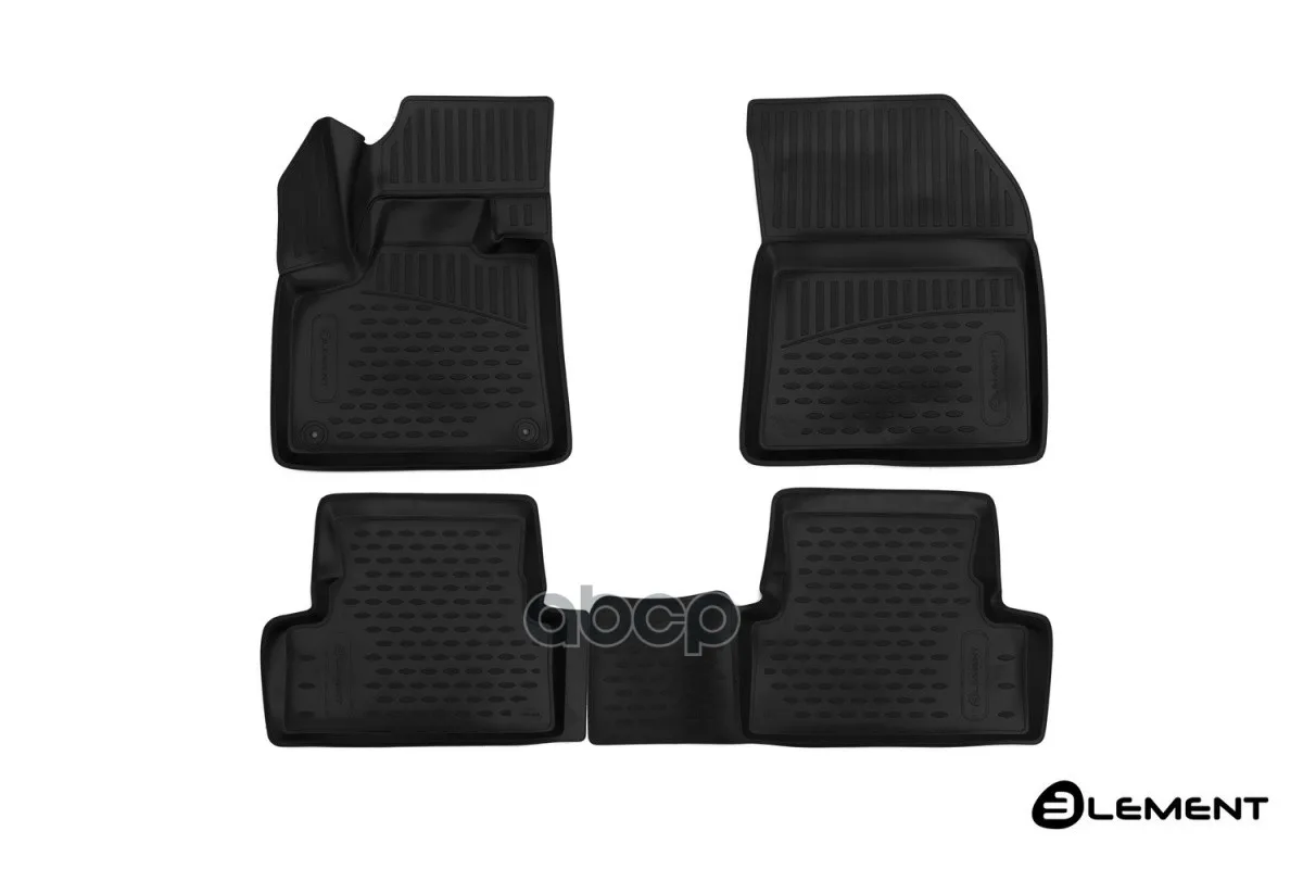 Коврики 3d В Салон Peugeot 3008,-, Suv, 4 Шт.(Полиуретан) ELEMENT арт. ELEMENT3D3835210K