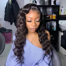 Suelto ola peluca 30 pulgadas frente de encaje pelucas de cabello humano para mujeres 5x5x5 cierre peluca peruana suelta peluca con malla Frontal de la onda suelta peluca Frontal