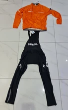 2020 Strava Jersey Ciclismo hombres conjunto de manga larga bicicleta MTB Ropa de traje de Ropa de Hombre Ropa de bicicleta 20D GEL pantalones de babero