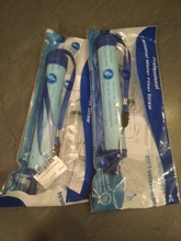 Purificador de agua para exteriores, para acampar, senderismo, supervivencia, portátil, filtro de agua