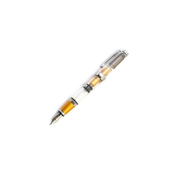 

Twsbi Mini Al Gold Fountain Pen Stub 1.1 End Luxury Ink Pen Writing
