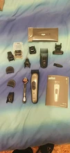 Braun Todo en Uno MGK 7221 Recortadora barba y cortapelo - Set 10 en 1, Maquinilla Gilletfe Fusión5 ProGlide, 4 peines