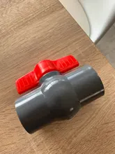 Válvula de bola de U-PVC de fontanería, Conector de reparación de plástico, interruptor de tubo de diámetro interno de 20/25/32/40mm, 3 colores opcionales