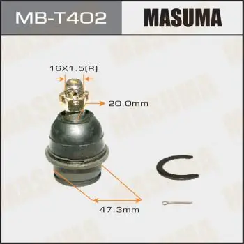 Опора шаровая нижняя Toyota LC Prado 150 09 MASUMA MBT402