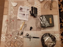 Airbrush-Compressor Spray-Gun Power-Touch-Switch Auto-Stop-Function Dual-Action Nasedal