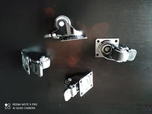 Ruedas giratorias de goma suave para muebles rueda giratoria plateada para Carro de plataforma, accesorios para el hogar, 4 Uds.