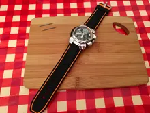 Correa de silicona suave para reloj deportivo para hombre, banda de repuesto de 20mm, 22mm, 24mm y 26mm para buceo, resistente al agua