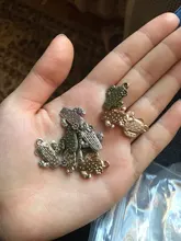 10 Uds. De dijes de Cactus de aleación de Zinc y Metal de tres colores, 15x20mm, aptos para joyería médica, dijes colgantes de plantas