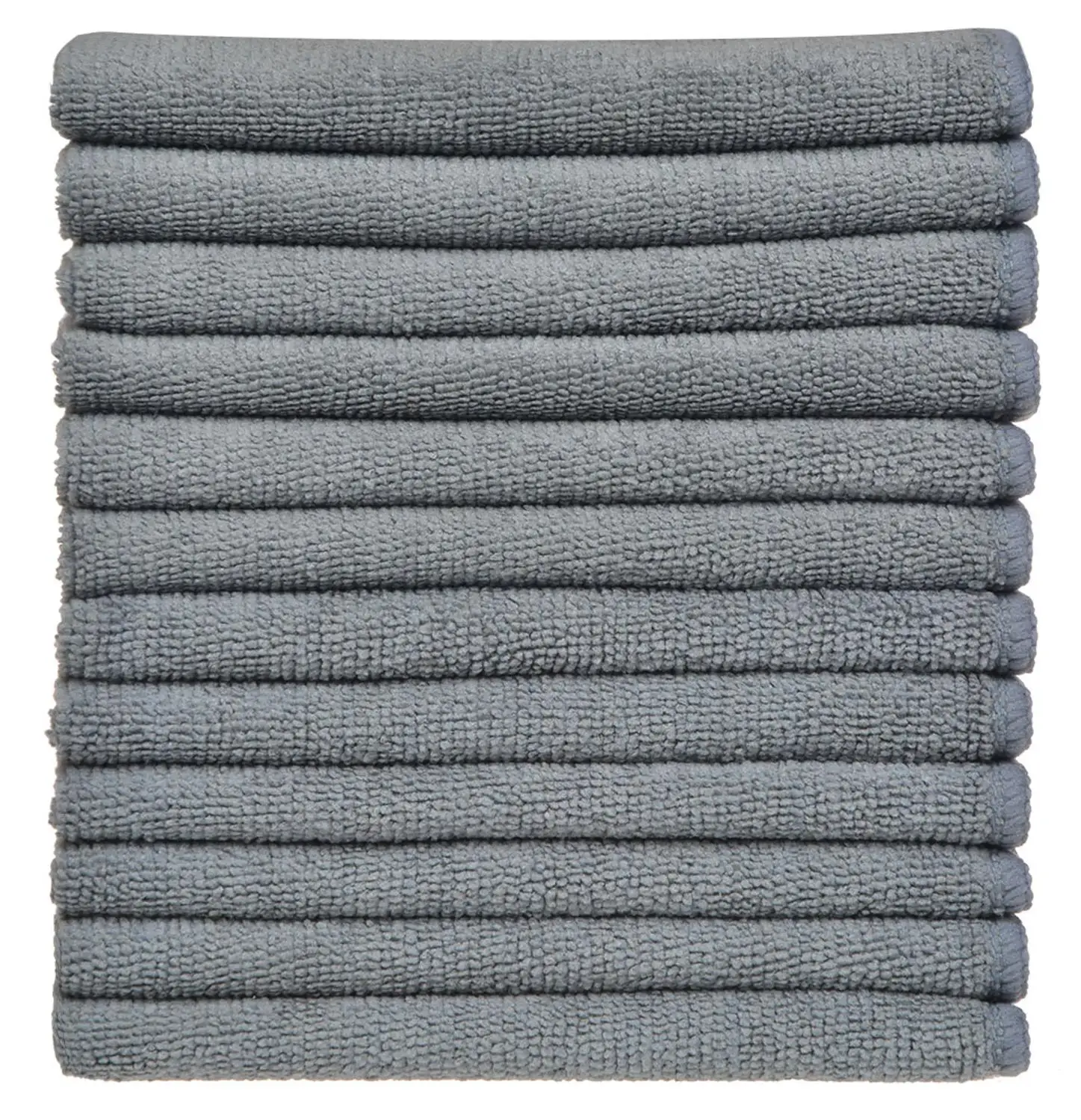 Sinland производитель супер абсорбент микрофибра полотенца микро волокна чистящие салфетки протирание коврики от пыли темно-синий 1" x 12" 50 штук - Цвет: grey