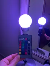 Spotlight Led-Light-Bulb Led-Lamp E14 Remote-Control Changeable Home-Decor E27 16-Color