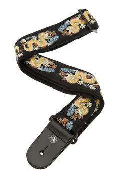 

50f08 woven belt for guitar textile, without shoulder strap, drawing "dragon" Planet Waves