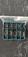 Fishing-Hooks-Set Sea-Tackle Pet-Accessories Carbon-Steel 100pcs/Box Barbed-Carp 10-Sizes