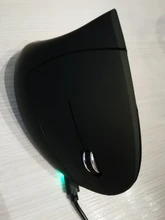 Ratón óptico Vertical inalámbrico para ordenador, periférico con conexión Bluetooth de 2,4G, ergonómico, silencioso, 5D, para portátil y juegos de carga USB