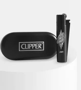 

Personalized Metal Box Harley Davidson Black Clipper Lighter-3