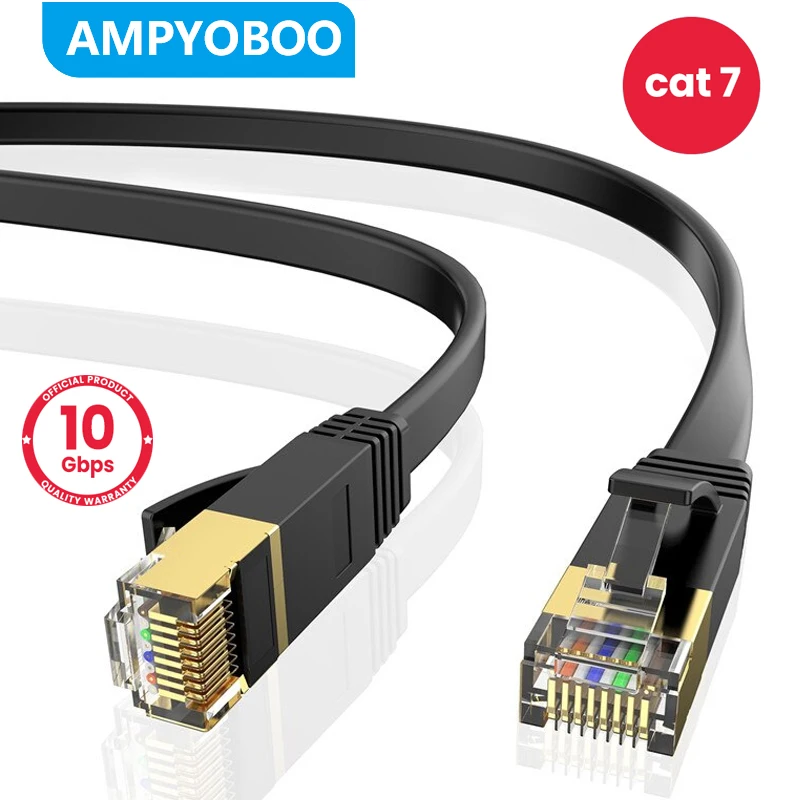 Кабель AMPYOBOO Ethernet RJ45 Cat7 сетевой кабель RJ 45 для Cat6 совместимый патч-корд