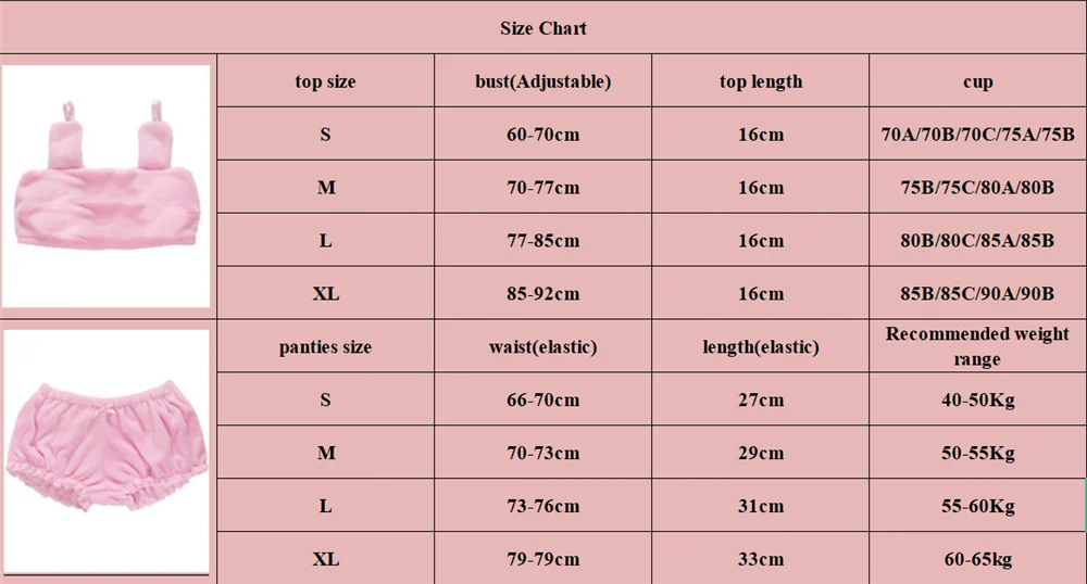 womens underwear sets Women Soft Velvet Bra And Bloomer Set Cute Anime Sexy Cosplay Underwear Pink Warm Clothing Kawaii Long Ear Pajamas Shorts Outfit cotton bra and panty sets