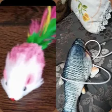 Usb-Charger Fish-Cat-Toy Chew Moving Funny Electric Kitten-Plaything-Supplies Bite Simulation-Wagging