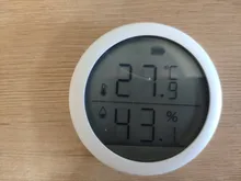 Tuya ZigBee-Sensor inteligente de temperatura del hogar y humedad, dispositivo con pantalla LED que funciona con asistente de Google y Tuya Zigbee Hub