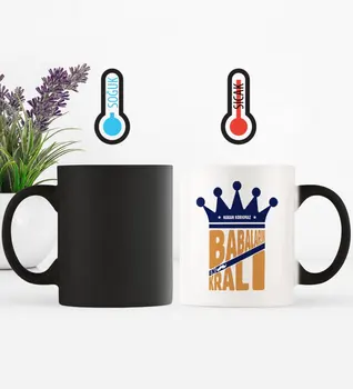 

Father's Day Custom Babaların Top King Magic Mug Cup-1