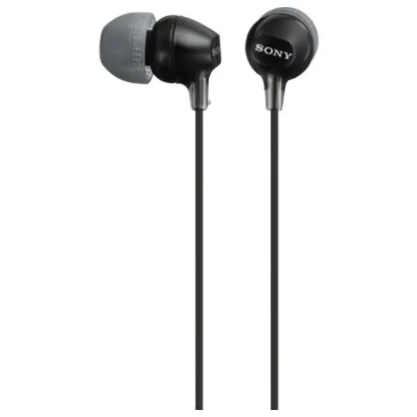 Headphones Sony MDR EX15LP in ear Black