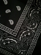 Bandana de estilo Hip Hop para hombre y mujer, gorros deportivos de Cachemira, Bandana para muñeca, diadema con cabezal con dos caras, pañuelo para la cabeza