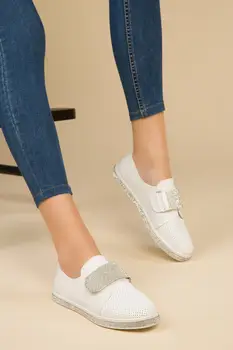 

SOHO Fashion Women Casual Sneaker Ladies Simple Slip-on Flats Sneakers High Quality Female Solid Color Sport Shoe 14556