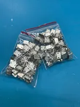 50 unids/lote 5Pin Micro-B SMD Micro conector USB hembra Puerto Jack cola Sockect enchufe para teléfono Android conector de datos