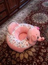 Funda de asiento de apoyo para sofá de bebé, silla de felpa para aprender a sentarse, cuna de nido cómoda, lavable, sin relleno