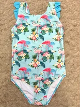 Bañador de unicornio para niña, traje de baño de una pieza, ropa de playa para niña, moda para niña 9069