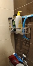 Shelf-Holder Storage-Rack Shampoo Kitchen-Organizer Cosmetic Wall-Mounted Corner Bathroom Shower
