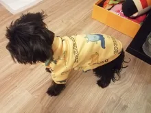 Traje para perros con estampado de animales, abrigo suave de algodón para mascotas, Jersey, camisa, chaqueta, suéter, ropa para mascotas