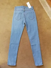 Karo888-pantalones vaqueros de cintura alta para mujer, de pitillo Pantalón ajustado, elásticos, informales, a la moda, novedad de 2020