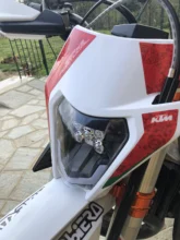 Led-Headlight Motocross Enduro E8 Emark for EXC XCF XCW TE Tc-Fe 125-250/300/350/.. Dual-Sport