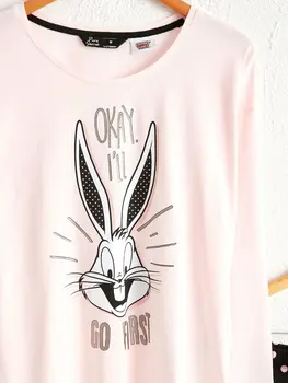 

Bugs Bunny Printed Cotton Pajamas set