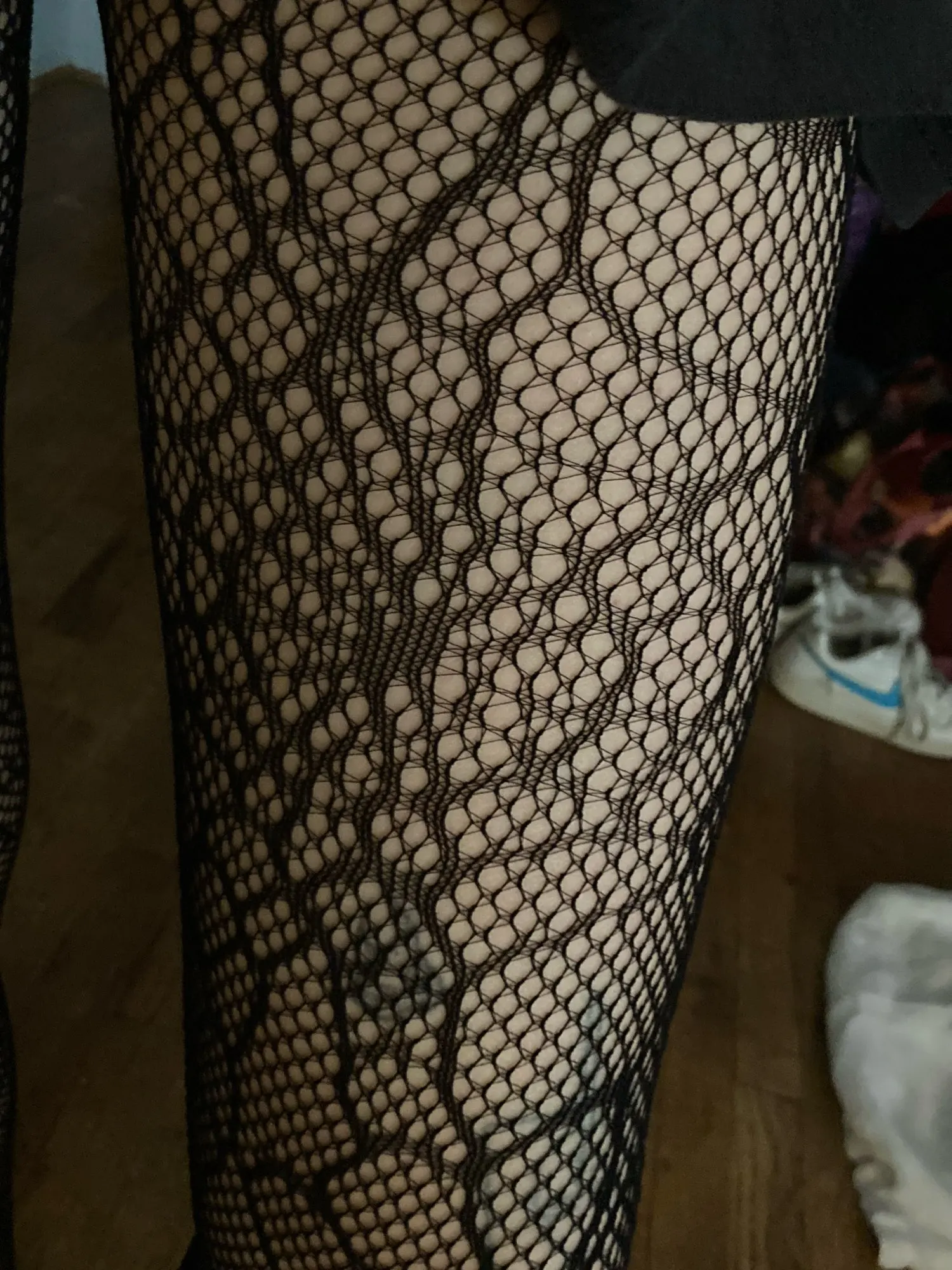 E-girl Pastel Gothic Punk Spiderweb Tights photo review