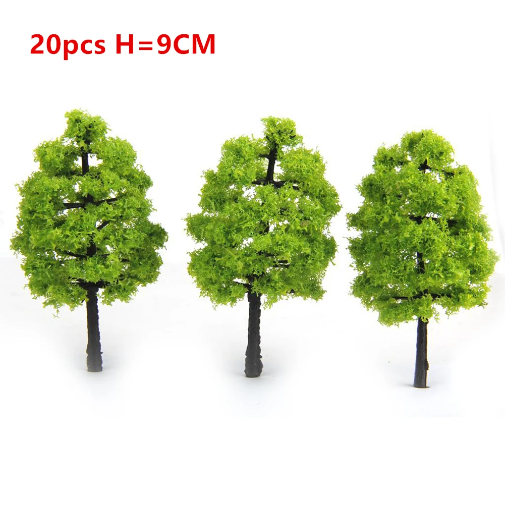 Trees Model Train Railroad Decor Scenery Landscape HO-OO Scale Building Static Grass Tufts Miniature Scenery Wildflowers Flower 