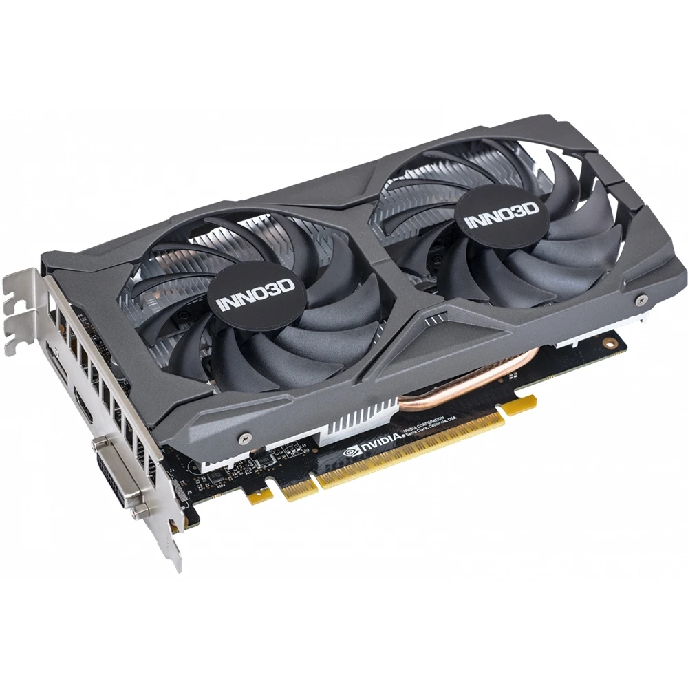 Видеокарта INNO3D Twin nVidia GeForce GTX 1650 Super 1755MHz 4096MB 12000MHz 128 bit RTL [N165S2-04D6X-1720VA31]