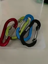 Carabiner Keychain Hook Lock-Buckle Snap-Clip Fishing-Tool Booms Aluminum-Alloy Climbing