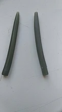 Terminal de pesca de carpa, 100 Uds., gancho de pesca, tubo de punta de goma, mangas antienredos, conectar con anzuelos para pesca de carpa, cajas de aparejos de pesca de 53mm