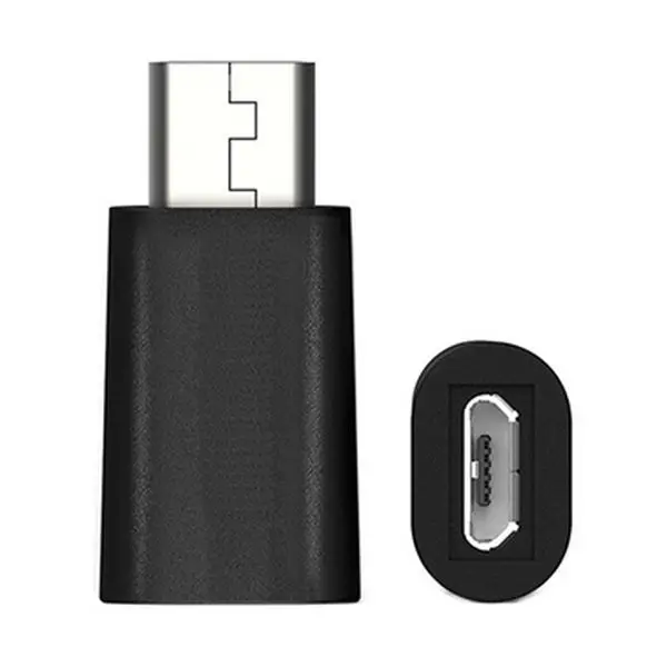Адаптер USB C к Micro USB 2,0 EW9645 5V черный