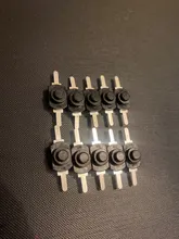 10pcs DC 30V 1A Black On Off Mini Push Button Switch for Electric Torch