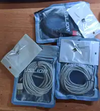 USLION-Cable microUSB magnético para móvil, tipo C, 3M, cargador para Samsung, Android, iPhone XS, XR, 8