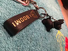 Moda Punk llavero de Bulldog Francés de cuero de la PU perro llaveros para las mujeres bolso colgante joyas baratija del coche de los hombres, anillo de clave de la cadena