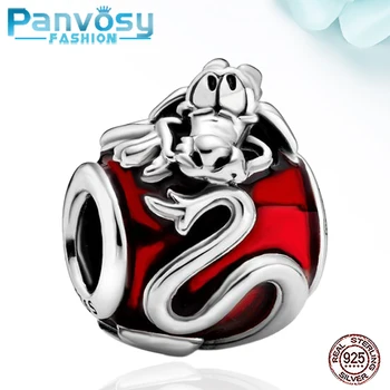

2020 Red Dragon Beads Sterling Silver Charms Bead Fit Women Charm Silver 925 Original Bracelets Jewelry DIY Making New Style