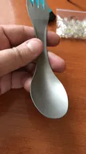 Titanium Spoon Tableware Fork Ultralight Tito Outdoor Camping Picnic Pure