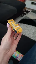 Disney Pixar Cars 3-Rayo McQueen Mater Pision Cup Mater 1:55, juguete de coche de aleación de Metal fundido a presión, regalo de cumpleaños para niños